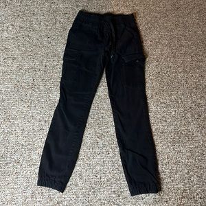 Monkey Ride Jeans, Size:00/23, Black Joggers